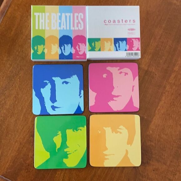 The Beatles Half Moon Bay Coaster Set - Picture 1 of 11